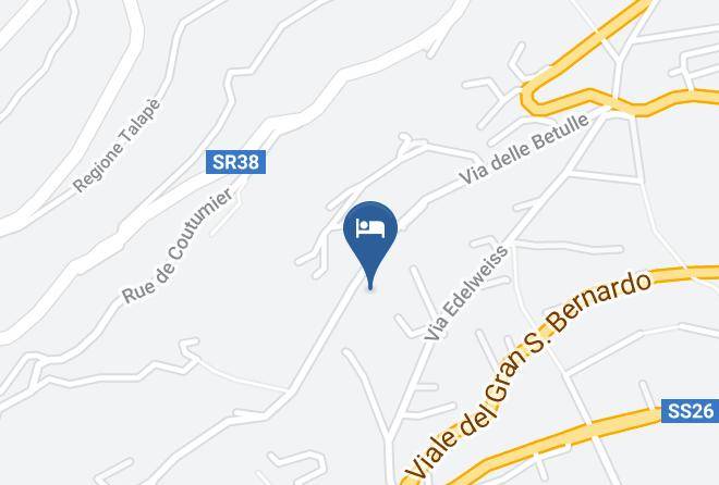 Aosta - Bed And Breakfast A Midi Maps