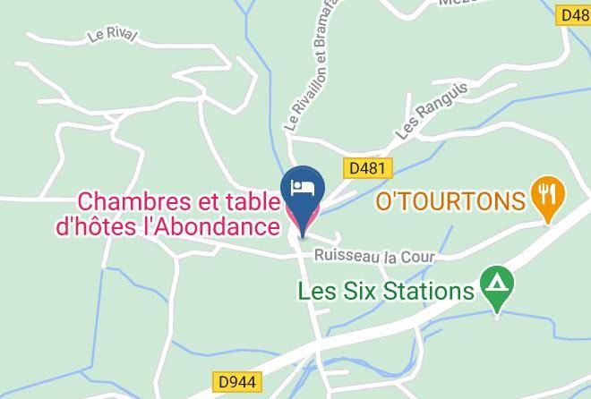 Hautes Alpes - Chambres Et Table D'hotes L'abondance Maps