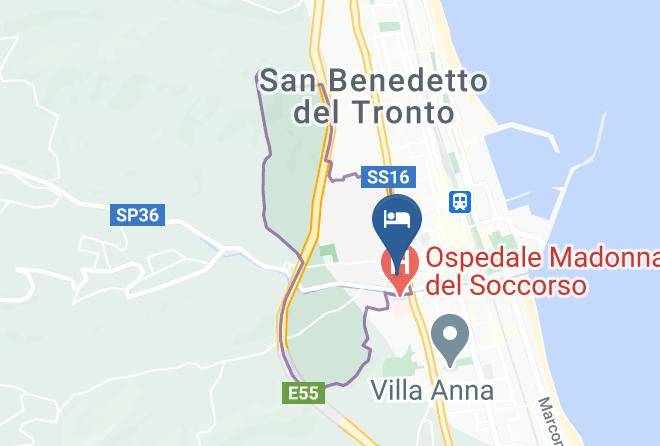 Ascoli Piceno - Bed And Breakfast Adriatico Maps