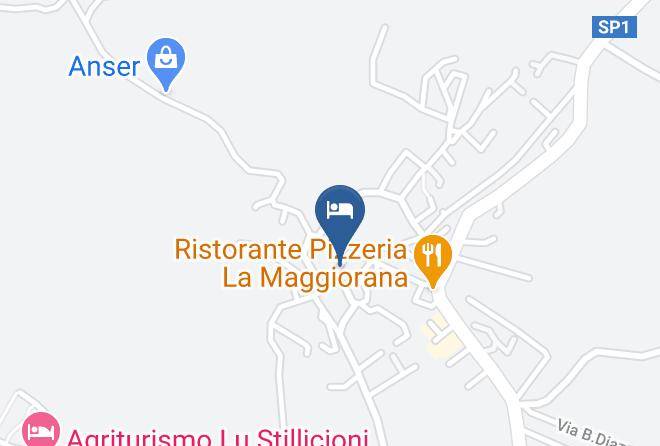 Sassari - Bed And Breakfast Agrustos Maps