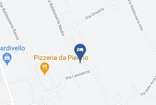 Udine - Bed And Breakfast Al Gatto Rosso Maps