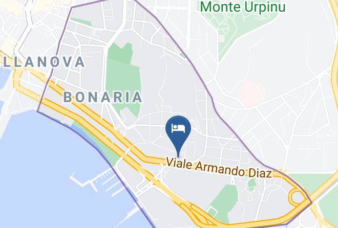 Cagliari - Bed And Breakfast Al Solemar Cagliari Centro Maps