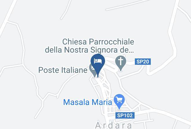 Sassari - Bed And Breakfast Ardara Maps