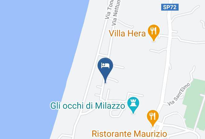 Messina - Bed And Breakfast Baia Tono Maps