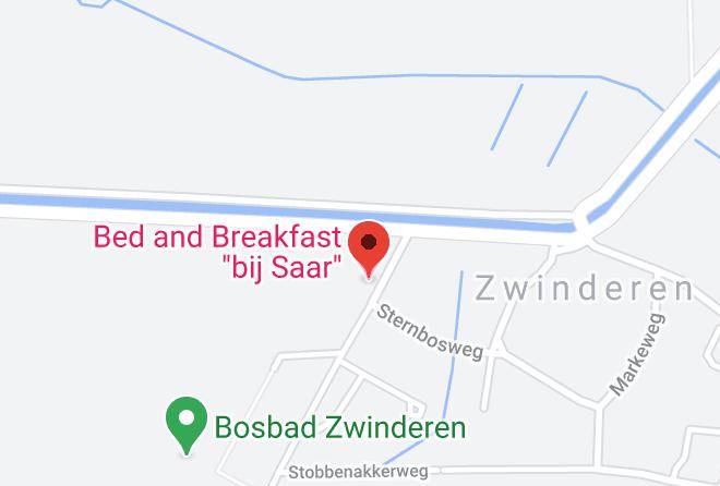 Gemeente Coevorden - Bed And Breakfast Bij Saar Maps