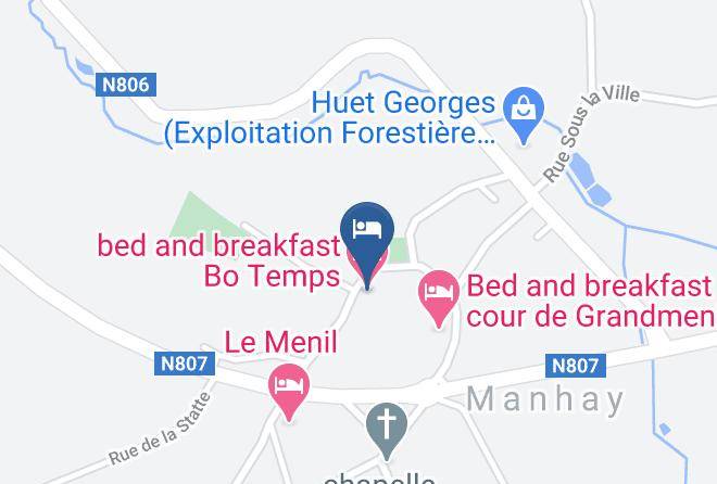 Luxemburg Province - Bed And Breakfast Bo Temps Maps