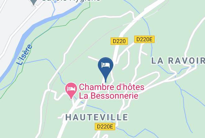 Savoie - Bed And Breakfast Bourg Saint Maurice Maps