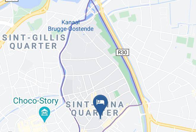 West Flanders - Bed And Breakfast Brugge B&b De Loft Maps
