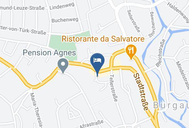 Gunzburg - Bed And Breakfast Burgau Maps