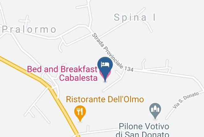 Turin - Bed And Breakfast Cabalesta Maps