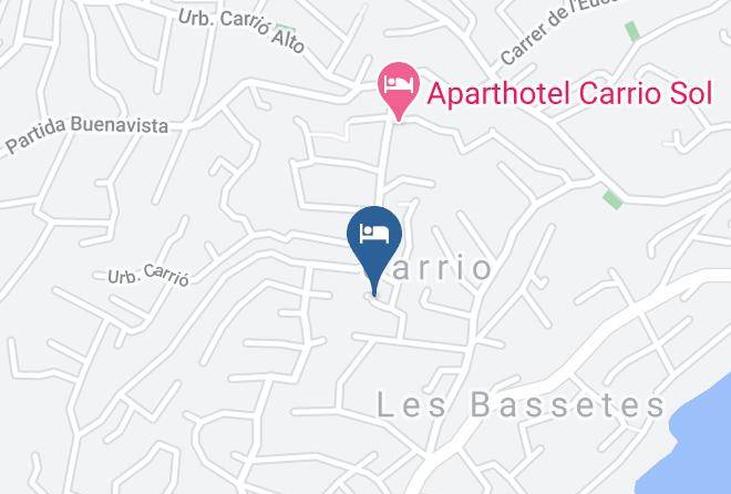 Alicante - Bed And Breakfast Calpe Spanje Costa Blanca Maps
