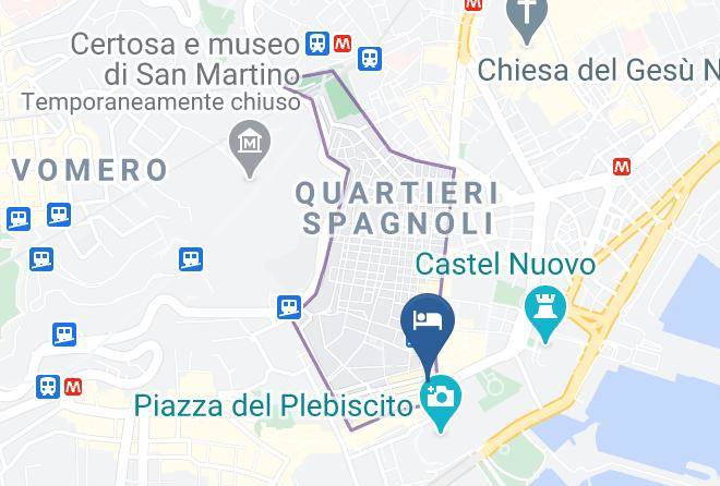 Naples - Bed And Breakfast Camera Plebiscito Maps
