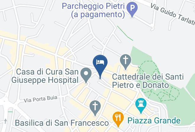 Arezzo - Bed And Breakfast Cento Passi Dal Duomo Maps