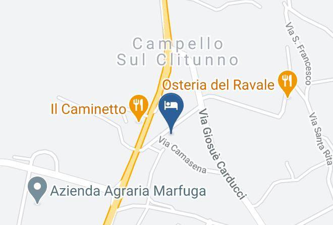 Perugia - Bed And Breakfast Cerasola Maps
