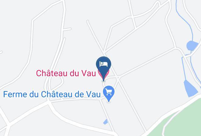 Indre Et Loire - Chateau Du Vau Maps