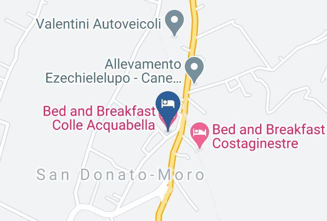Chieti - Bed And Breakfast Colle Acquabella Maps