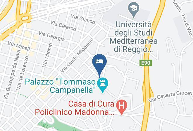 Reggio Di Calabria - Bed And Breakfast Controtempo Maps