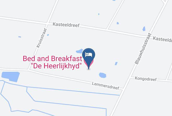 West Flanders - Bed And Breakfast De Heerlijkhyd Maps