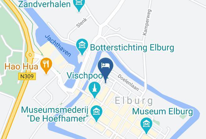 Elburg - Bed And Breakfast De Kleine Vesting Maps