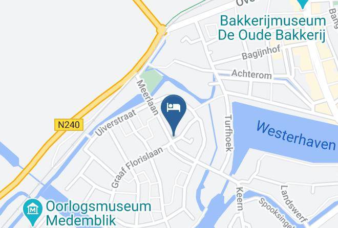 Gemeente Medemblik - Bed And Breakfast De Meerlaan In Medemblik Maps