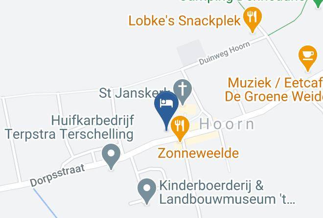 Terschelling - Bed And Breakfast De Postoari Maps