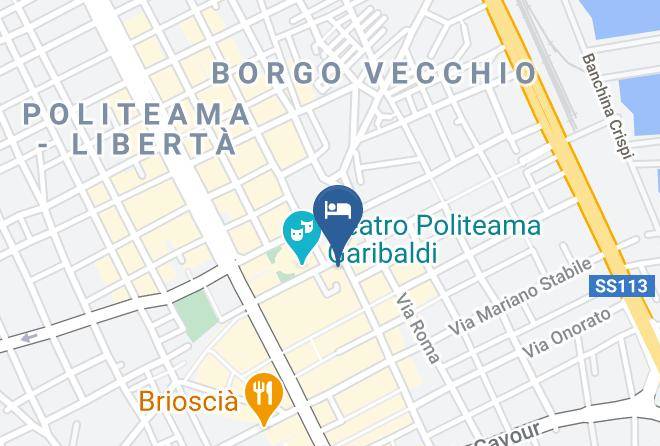 Palermo - Bed And Breakfast De Salinas Maps
