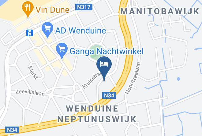 West Flanders - Bed And Breakfast De Tulp Aan Zee Maps