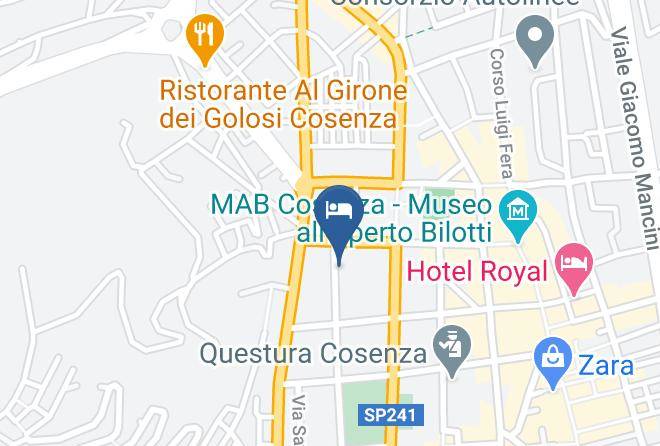 Cosenza - Bed And Breakfast Degli Artisti Maps