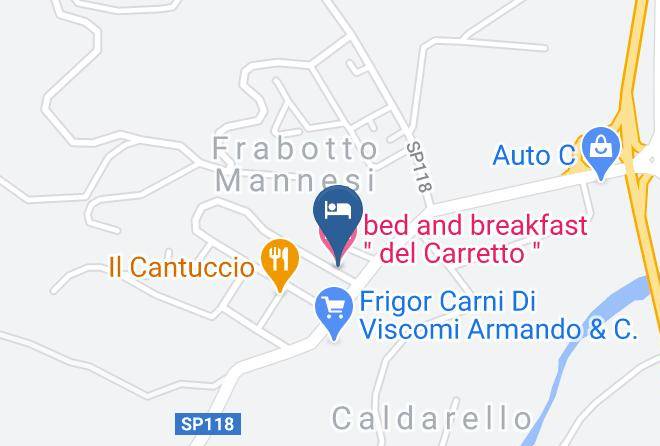 Catanzaro - Bed And Breakfast Del Carretto Maps
