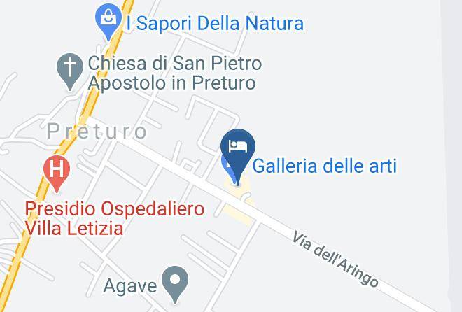 L Aquila - Bed And Breakfast Delle Arti Maps