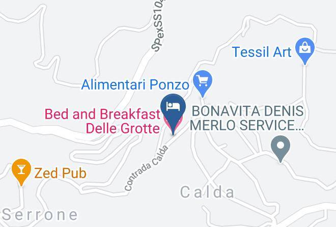 Potenza - Bed And Breakfast Delle Grotte Maps