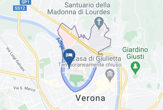 Verona - Bed And Breakfast Delle Rose Maps