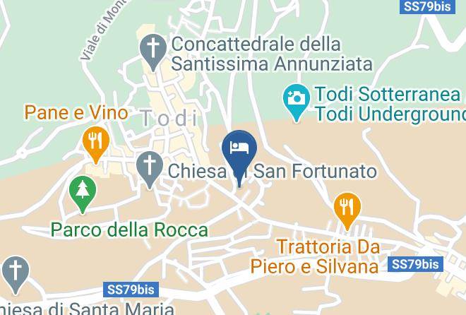 Perugia - Bed And Breakfast Dimora Ada A Todi Maps