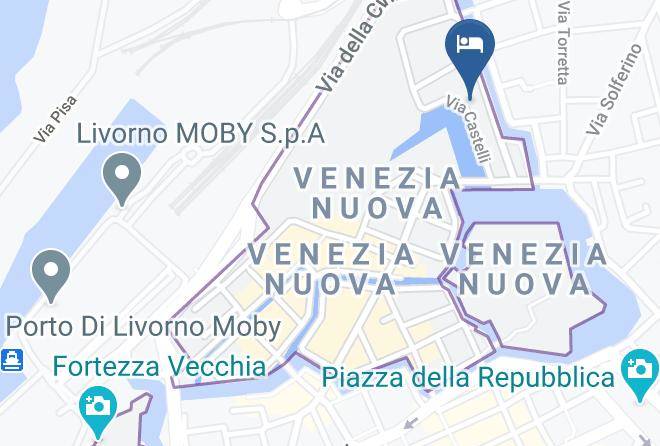 Leghorn - Bed And Breakfast Dogana D'acqua Livorno Maps