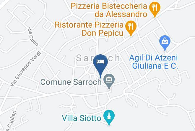 Cagliari - Bed And Breakfast Domu Mea Maps