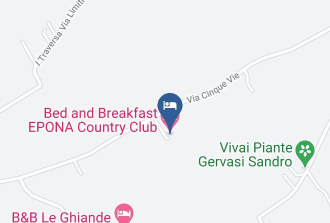 Perugia - Bed And Breakfast Epona Country Club Maps