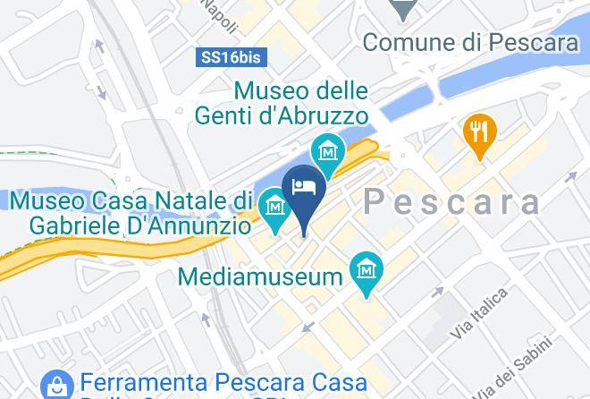 Pescara - Bed And Breakfast Flaiano Maps