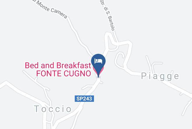 Perugia - Bed And Breakfast Fonte Cugno Maps