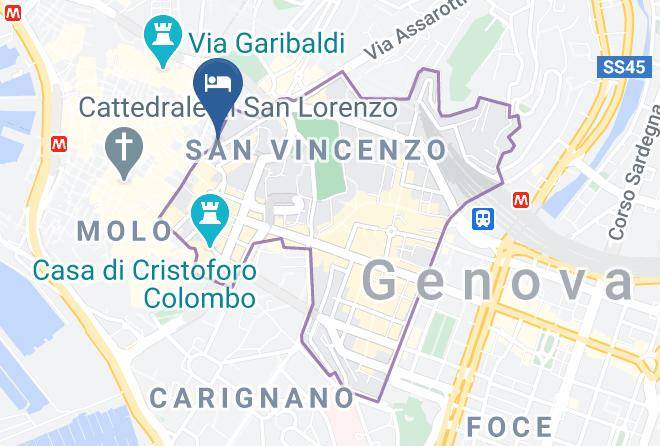 Genoa - Bed And Breakfast Genova Centro Maps