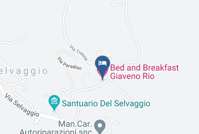 Turin - Bed And Breakfast Giaveno Rio Maps