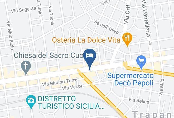 Trapani - Bed And Breakfast Granelli Di Sale Maps