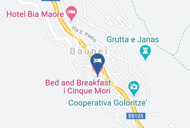 Nuoro - Bed And Breakfast I Cinque Mori Maps
