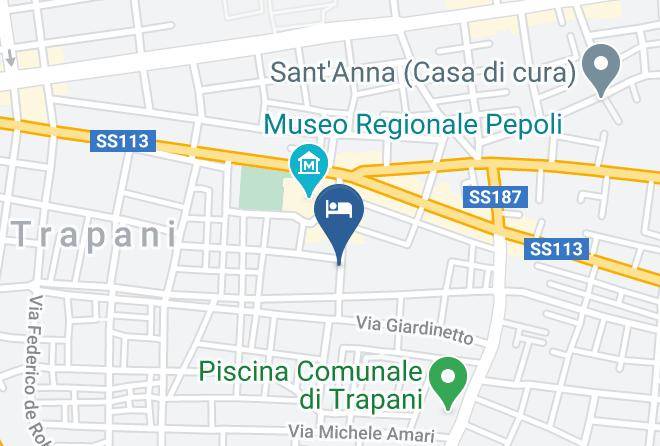 Trapani - Bed And Breakfast Il Cavaliere Maps