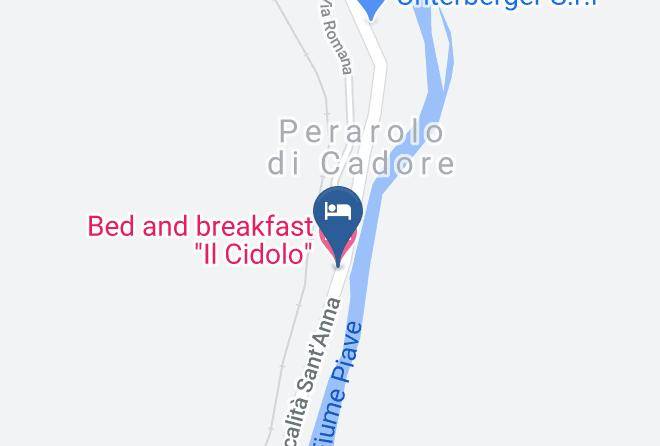 Belluno - Bed And Breakfast Il Cidolo Maps