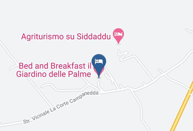 Sassari - Bed And Breakfast Il Giardino Delle Palme Maps