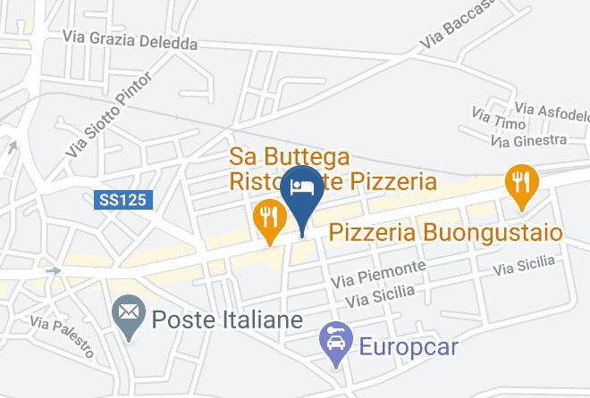 Nuoro - Bed And Breakfast Il Leccio Maps