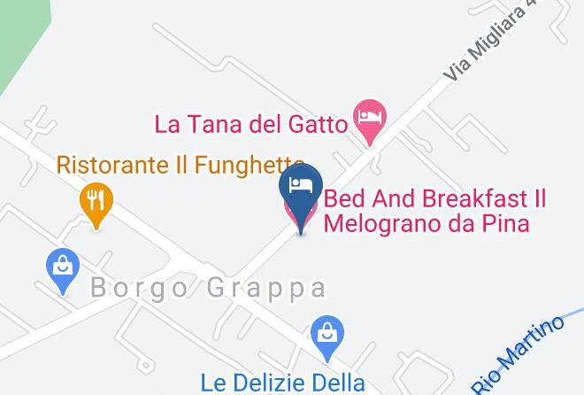 Latina - Bed And Breakfast Il Melograno Da Pina Maps