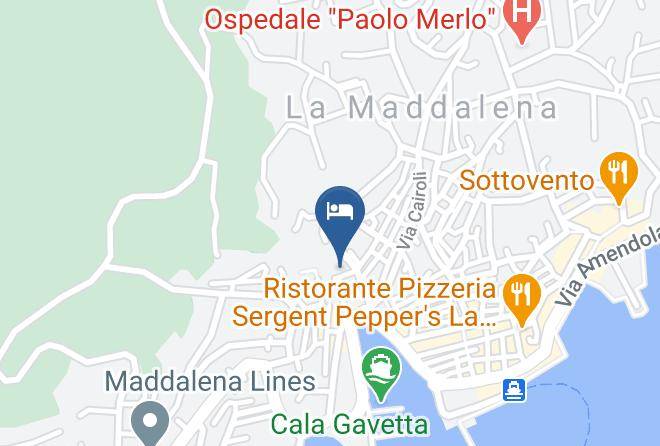 Sassari - Bed And Breakfast Il Pellegrino Maps