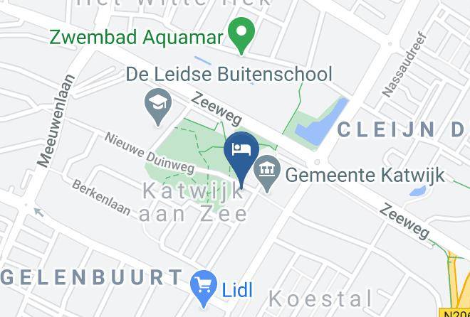 Gemeente Katwijk - Bed And Breakfast In Bos Aan Zee Maps