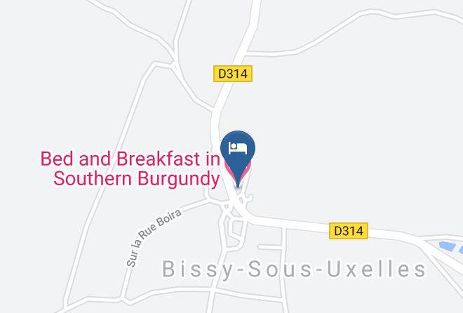 Saone Et Loire - Bed And Breakfast In Southern Burgundy Maps